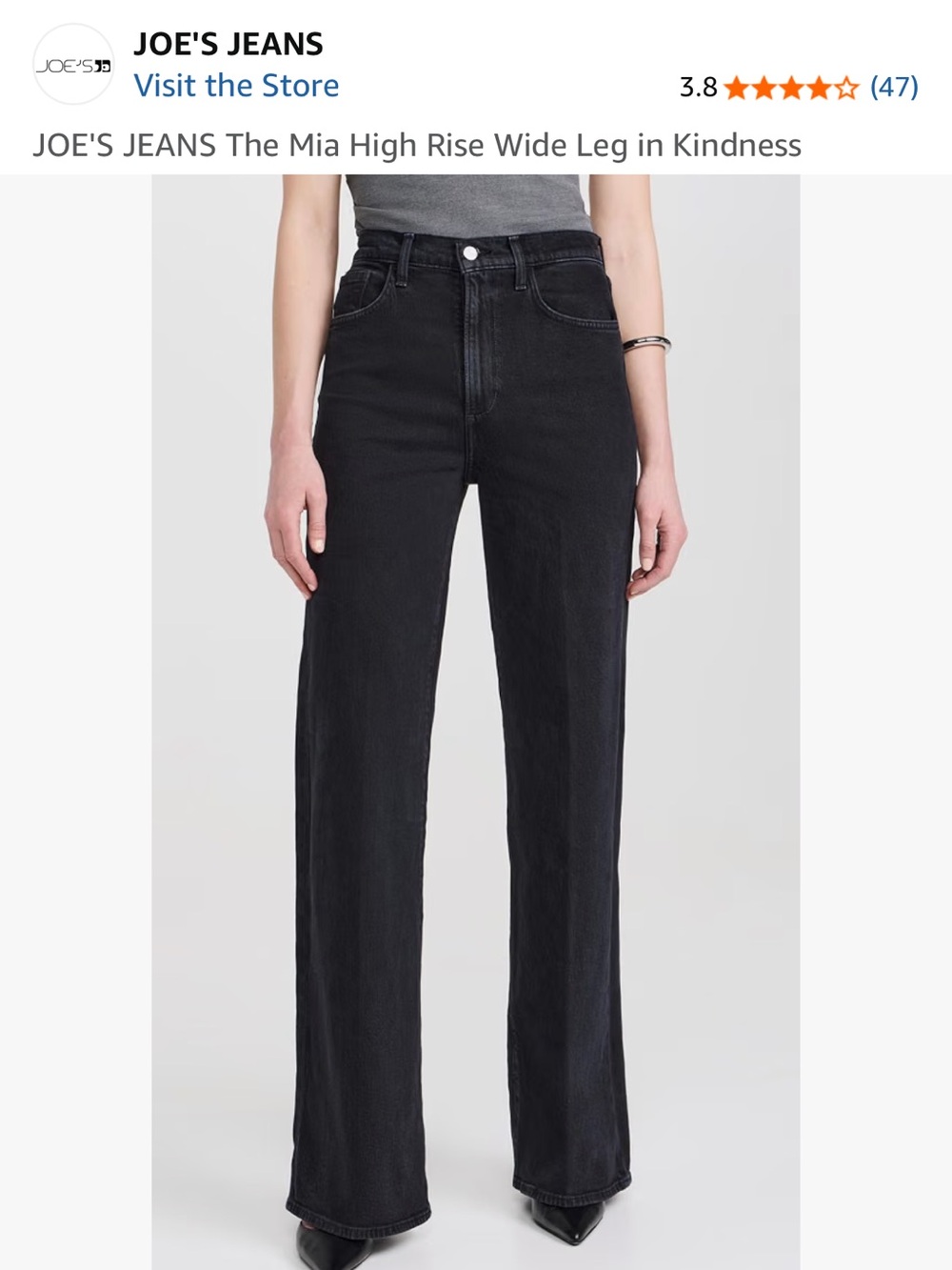 Joes Jeans The Mia High Rise Wide Leg Shade:Bewitched Women’s Sz 31x34